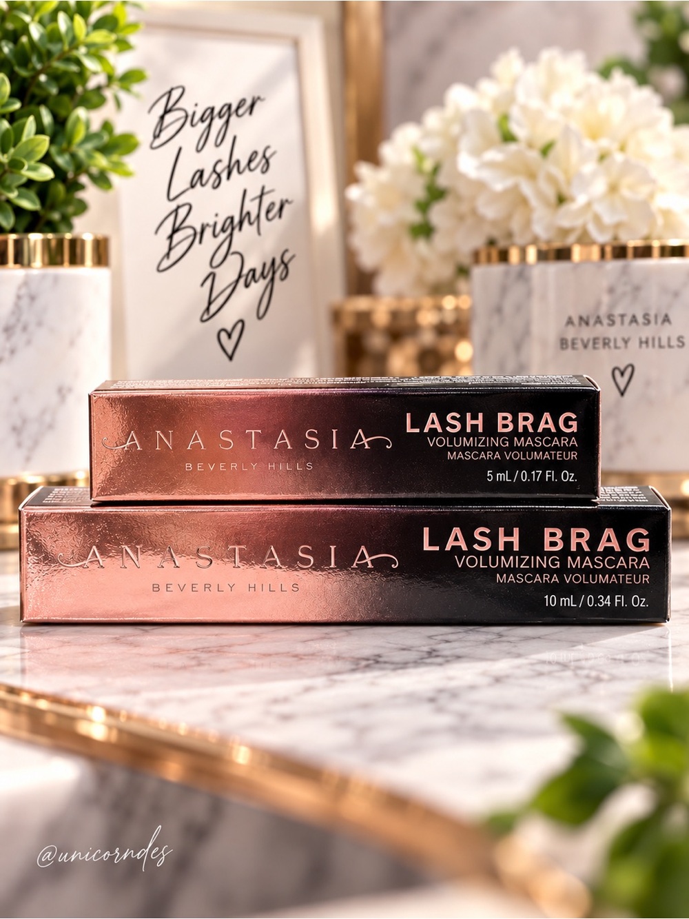 Anastasia Beverly Hills Lash Brag Mascara Full Size + Mini Jet Black Duo